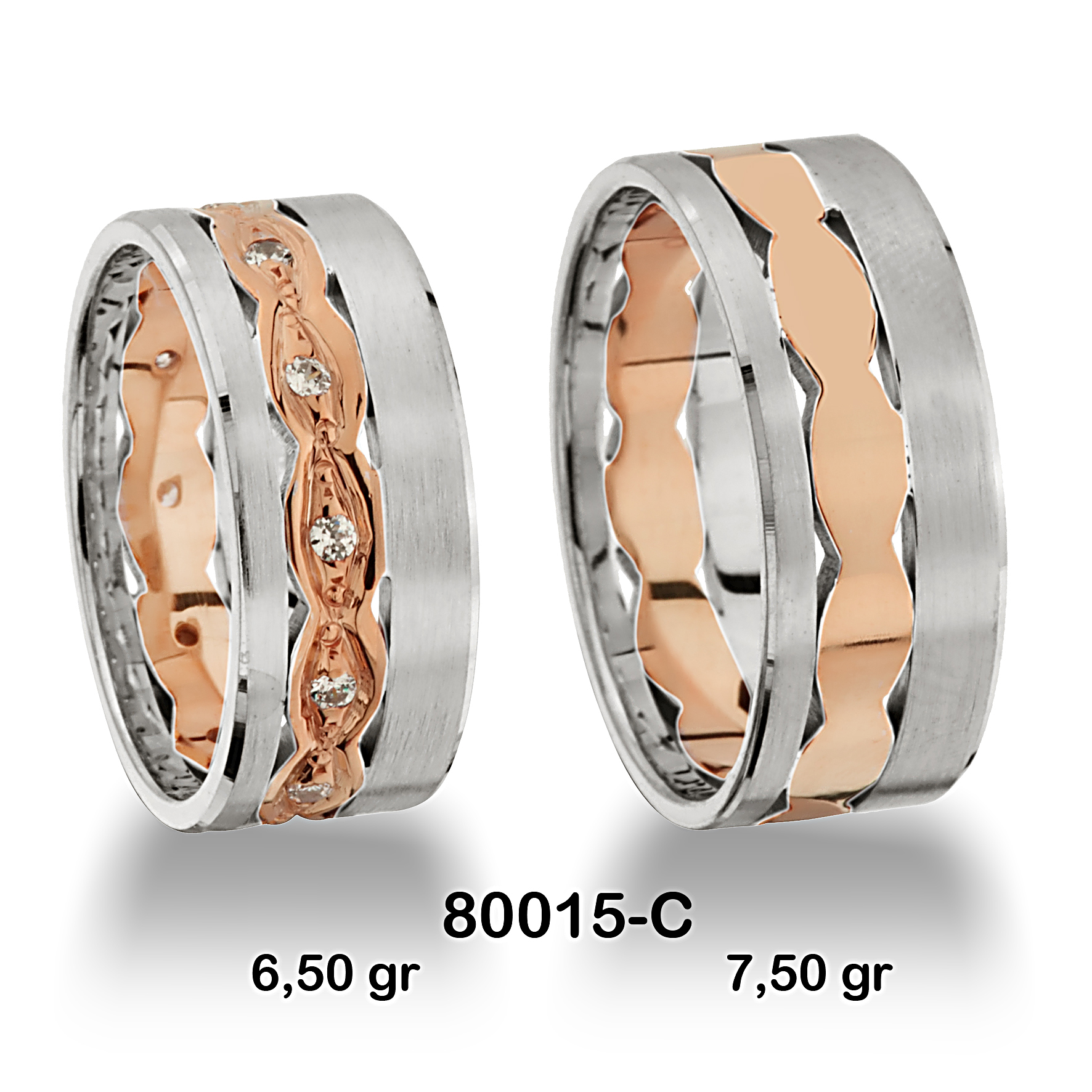 Rose Alyans Modeli-80015-C